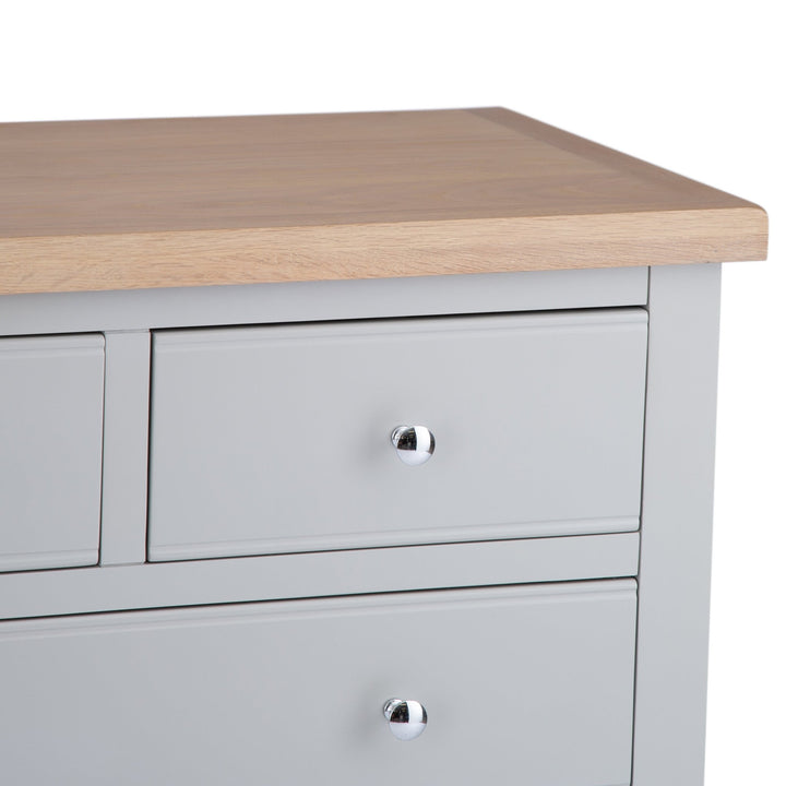 Loxhill Grey 2 Over 3 Chest of Drawers7 - Duck Barn Interiors