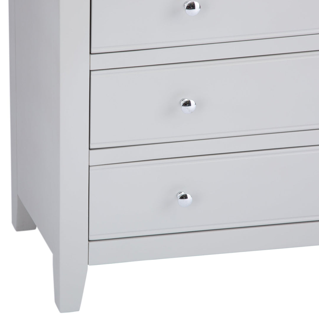 Loxhill Grey 2 Over 3 Chest of Drawers6 - Duck Barn Interiors