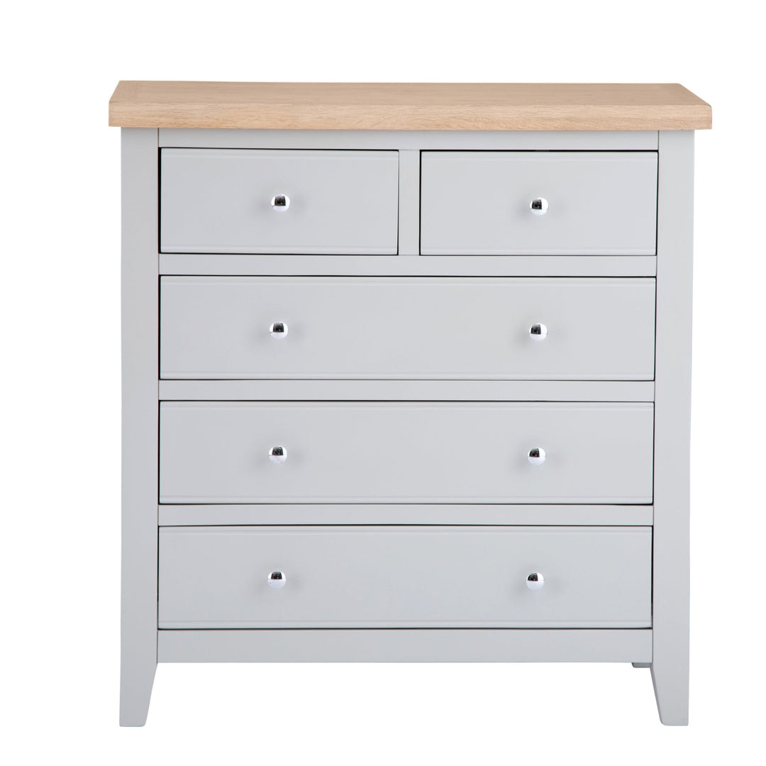 Loxhill Grey 2 Over 3 Chest of Drawers9 - Duck Barn Interiors