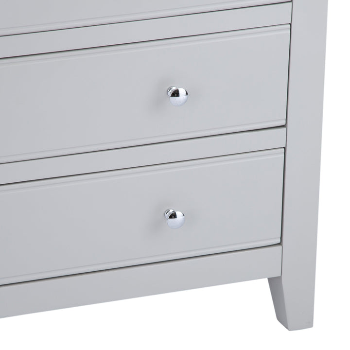 Loxhill Grey 2 Over 3 Chest of Drawers8 - Duck Barn Interiors