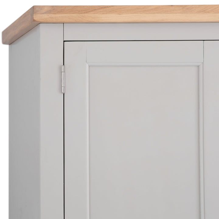 Loxhill Grey 3 Door Wardrobe8 - Duck Barn Interiors