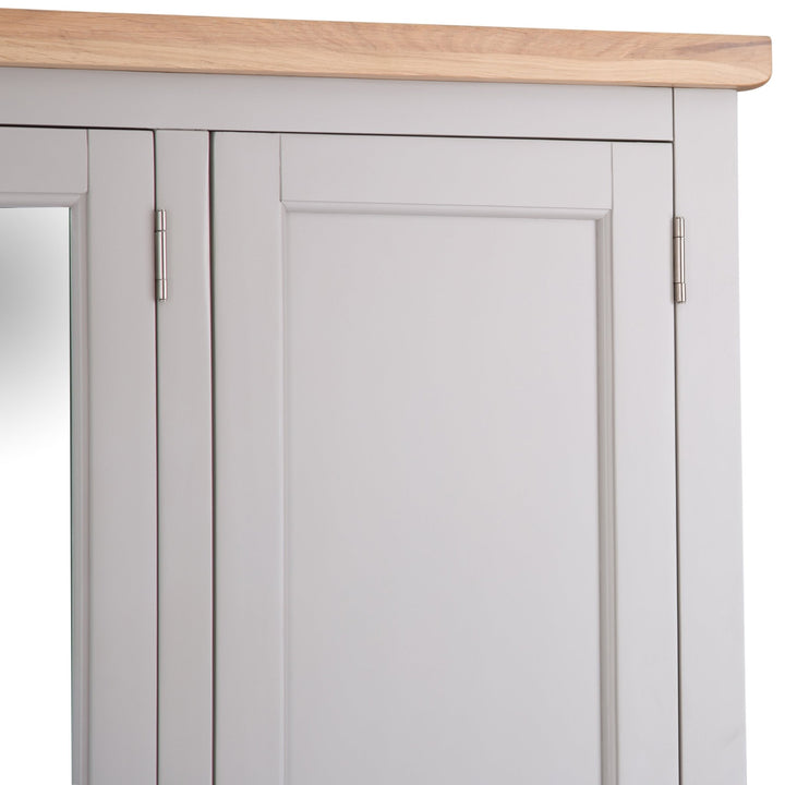 Loxhill Grey 3 Door Wardrobe5 - Duck Barn Interiors