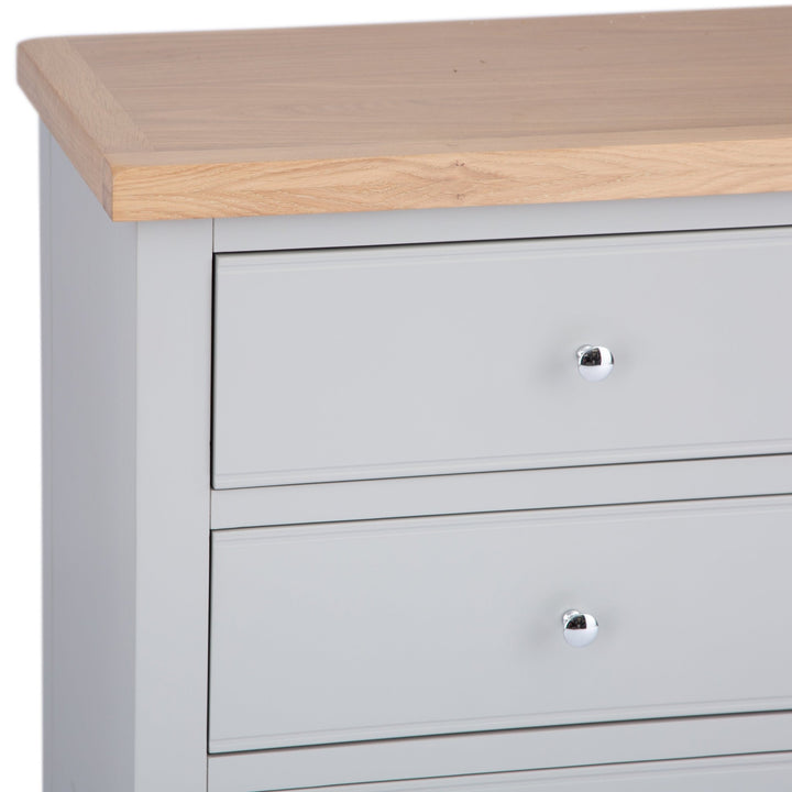 Loxhill Grey 6 Drawer Chest8 - Duck Barn Interiors