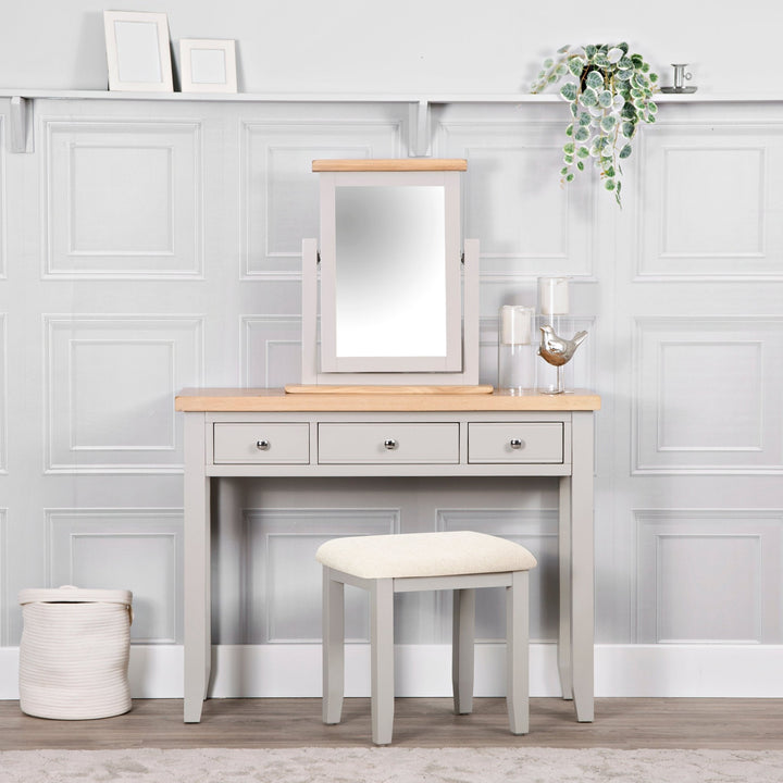 Loxhill Grey Dressing Table1 - Duck Barn Interiors