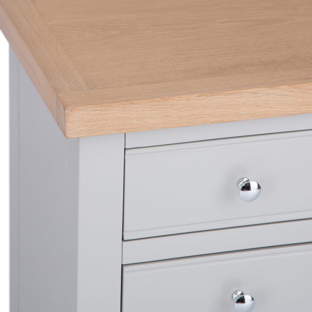 Loxhill Grey Large Bedside Cabinet5 - Duck Barn Interiors