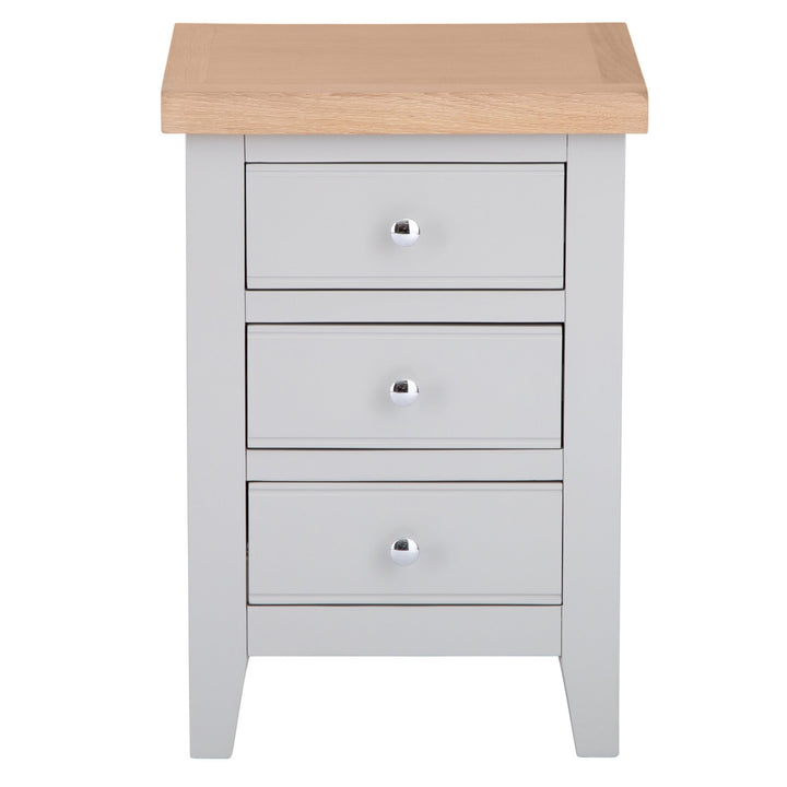 Loxhill Grey Large Bedside Cabinet2 - Duck Barn Interiors