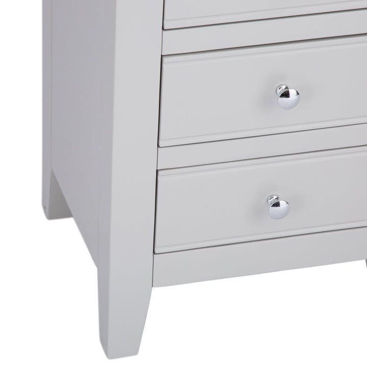 Loxhill Grey Large Bedside Cabinet3 - Duck Barn Interiors