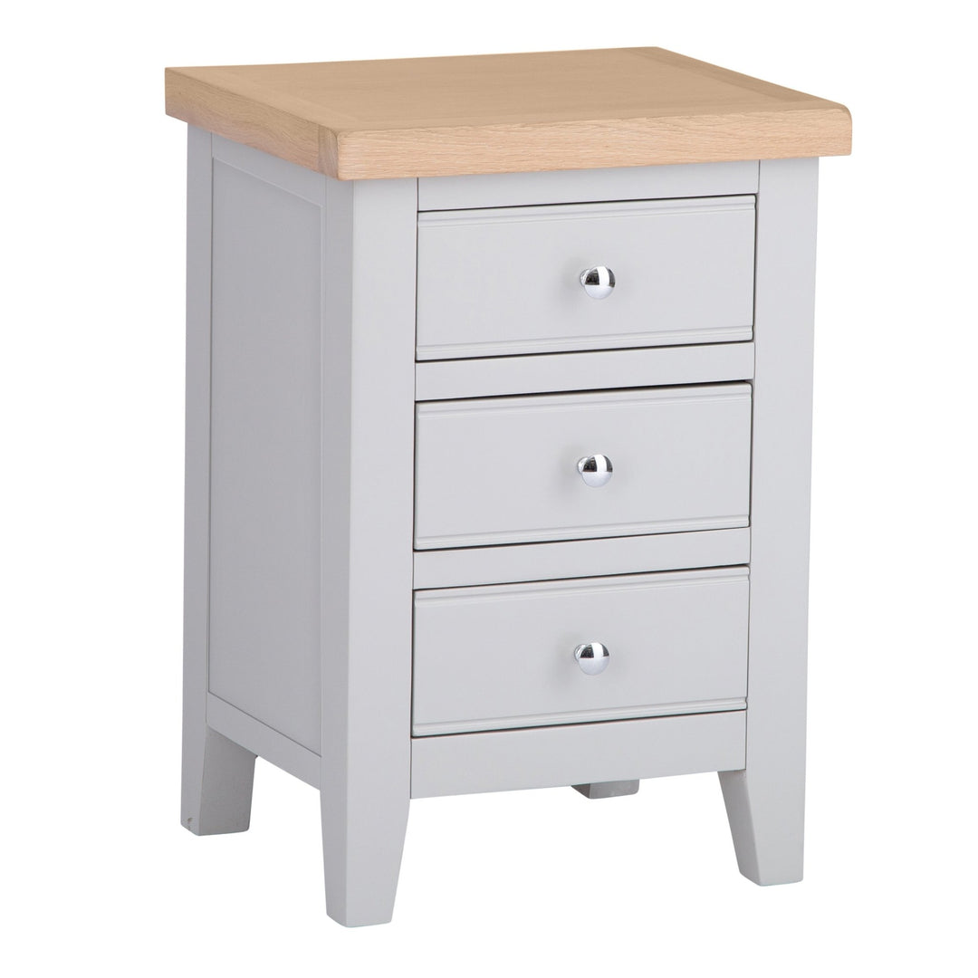 Loxhill Grey Large Bedside Cabinet8 - Duck Barn Interiors