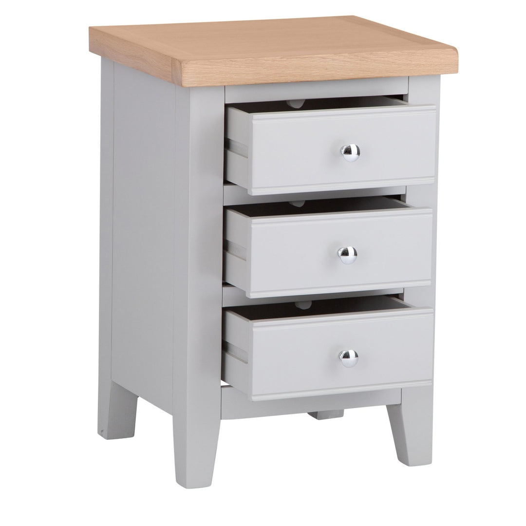 Loxhill Grey Large Bedside Cabinet7 - Duck Barn Interiors