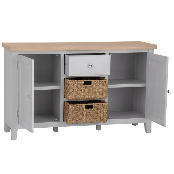 Loxhill Grey Large Sideboard12 - Duck Barn Interiors