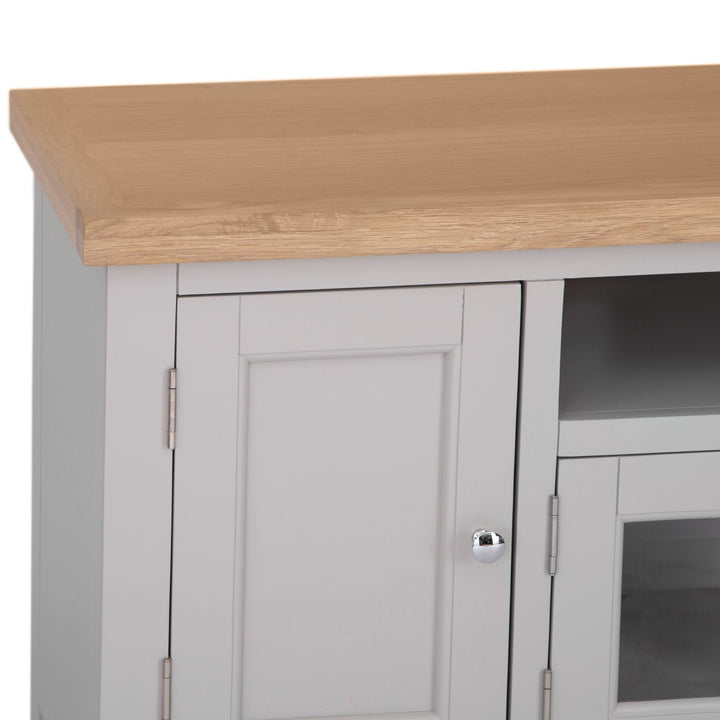 Loxhill Grey Large TV Stand6 - Duck Barn Interiors