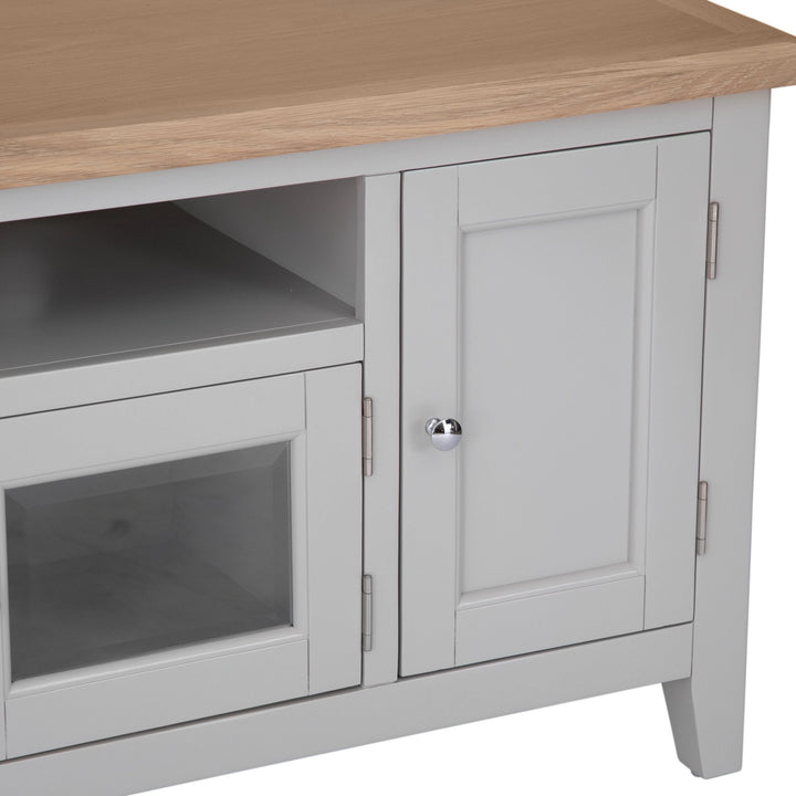 Loxhill Grey Large TV Stand3 - Duck Barn Interiors