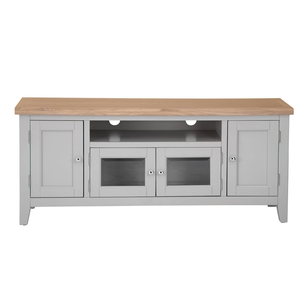 Loxhill Grey Large TV Stand - Duck Barn Interiors