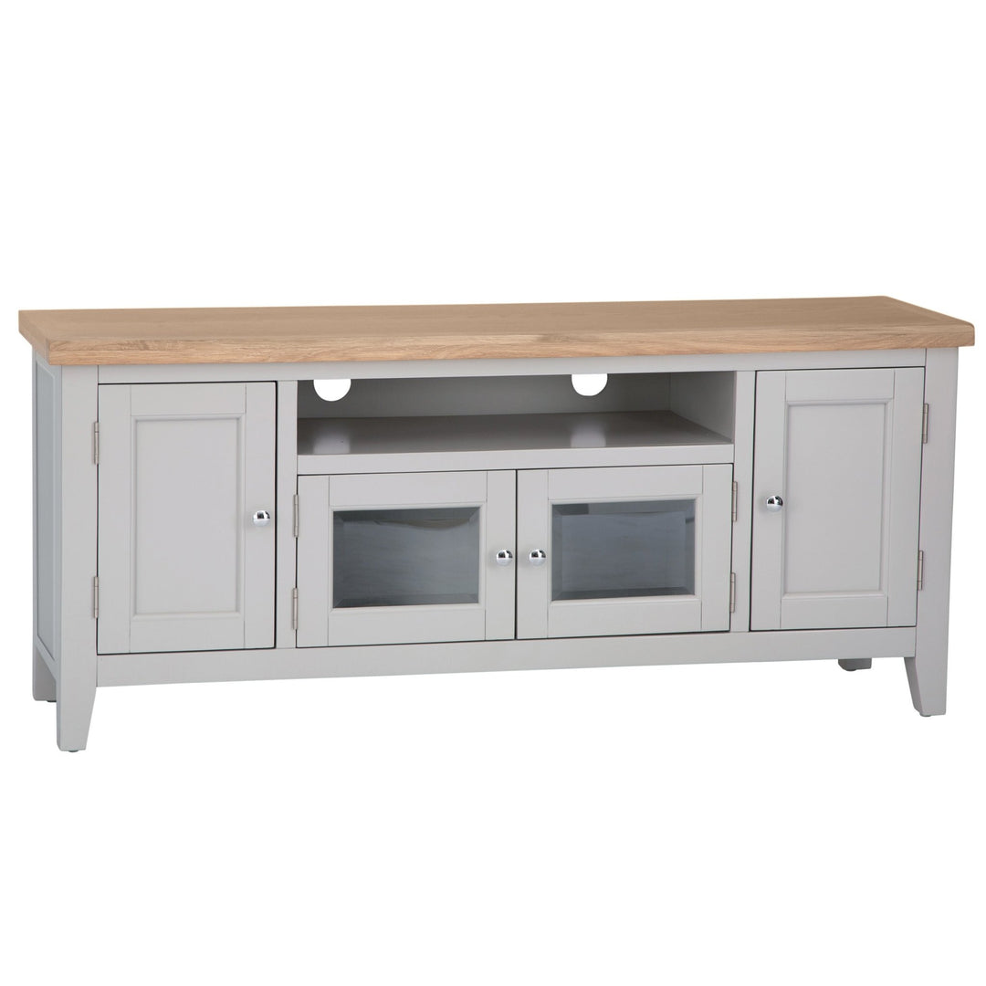 Loxhill Grey Large TV Stand10 - Duck Barn Interiors