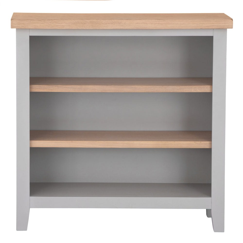 Loxhill Grey Small Wide Bookcase - Duck Barn Interiors