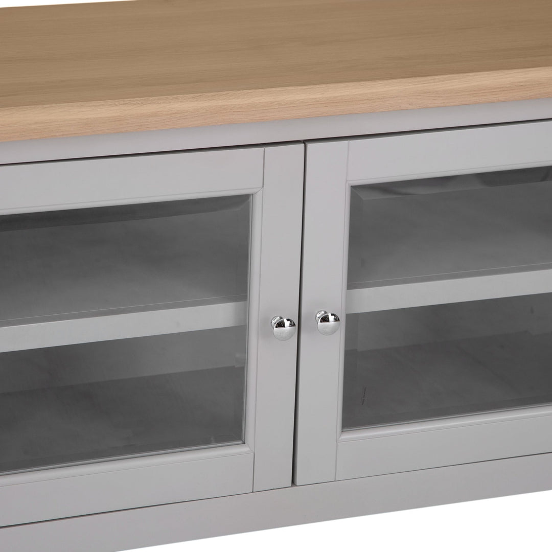 Loxhill Grey Standard TV Stand - Duck Barn Interiors