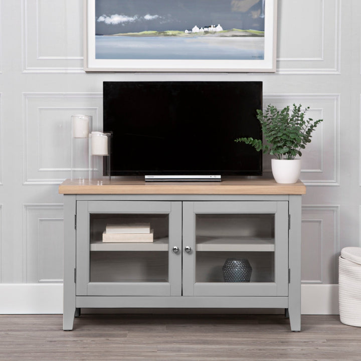 Loxhill Grey Standard TV Stand - Duck Barn Interiors