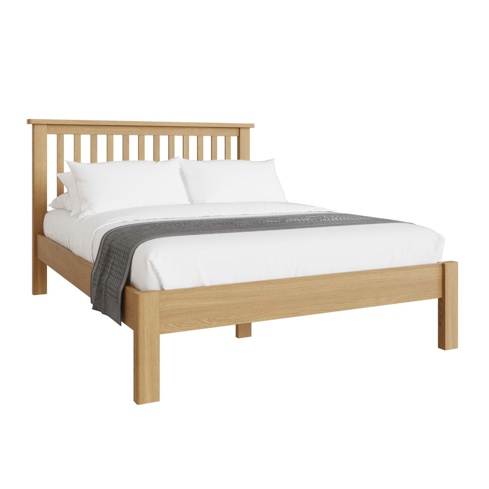 Loxwood Oak Double Bed Frame 4ft 6 - Duck Barn Interiors