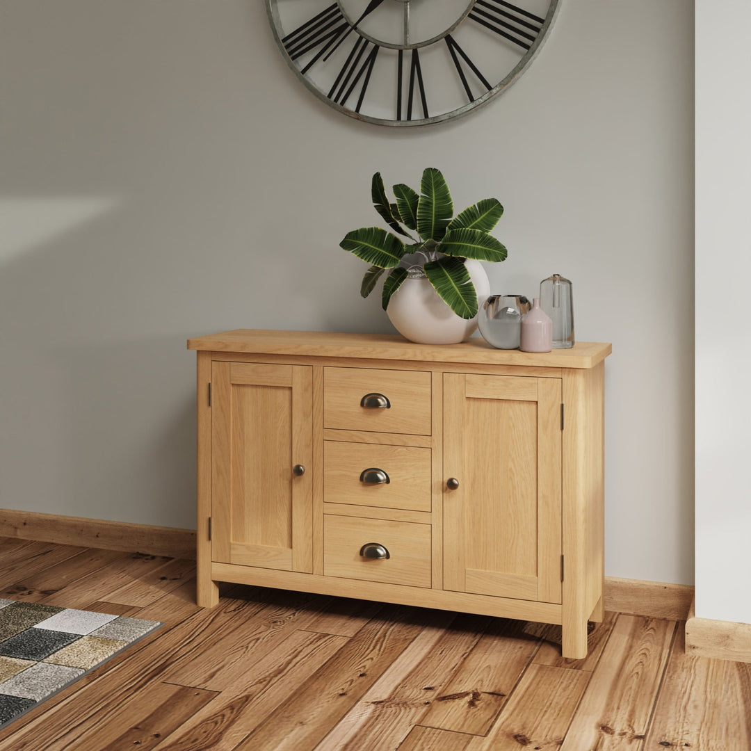 Loxwood Oak Large Sideboard - Duck Barn Interiors