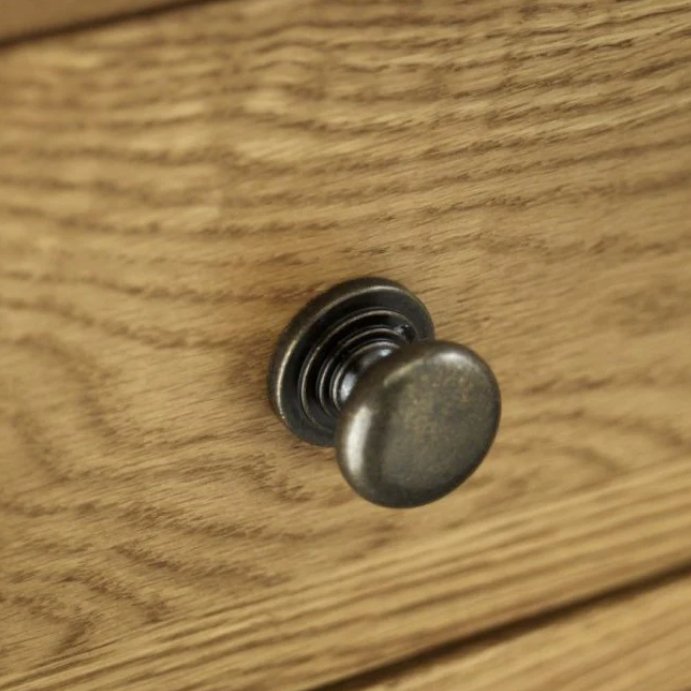 Marlborough Oak 1 Drawer Bedside Table3 - Duck Barn Interiors