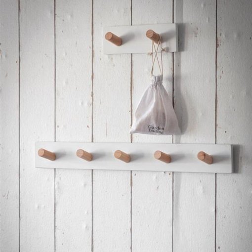 Melcombe Peg Rail - Lily White (2 Sizes) - Duck Barn Interiors