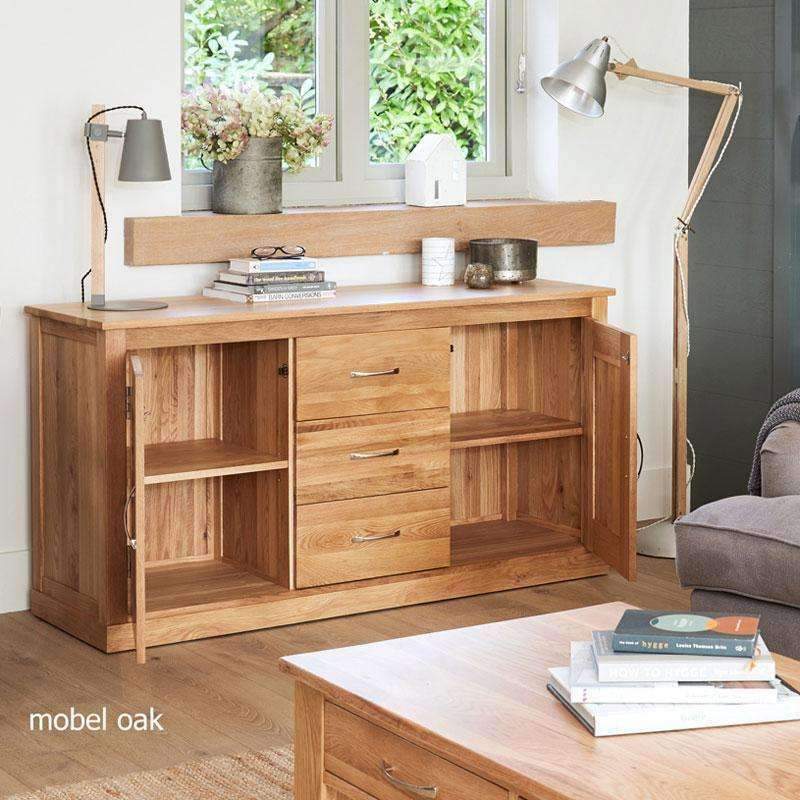 Mobel Oak Large Sideboard - Duck Barn Interiors