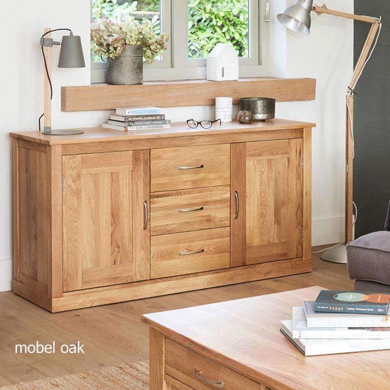 Mobel Oak Large Sideboard1 - Duck Barn Interiors