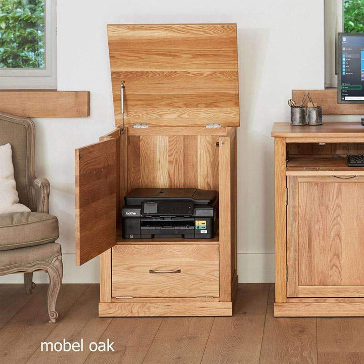 Mobel Oak Printer Cupboard - Duck Barn Interiors