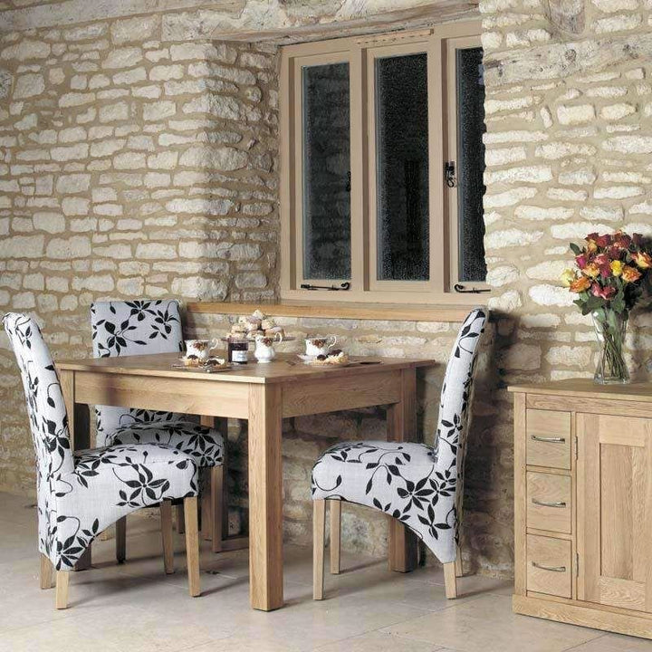 Mobel Oak Small Dining Table (Seats 4)3 - Duck Barn Interiors