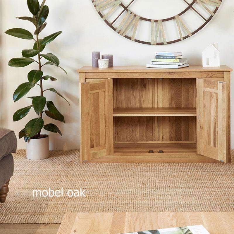 Mobel Oak Small Sideboard2 - Duck Barn Interiors