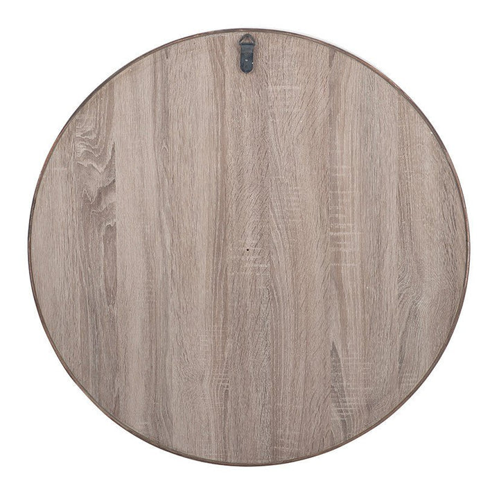 Natural Wood Round Wall Mirror - 74cm5 - Duck Barn Interiors