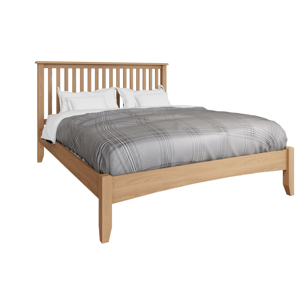 Ockley Oak 5'0 Kingsize Bed Frame - Duck Barn Interiors