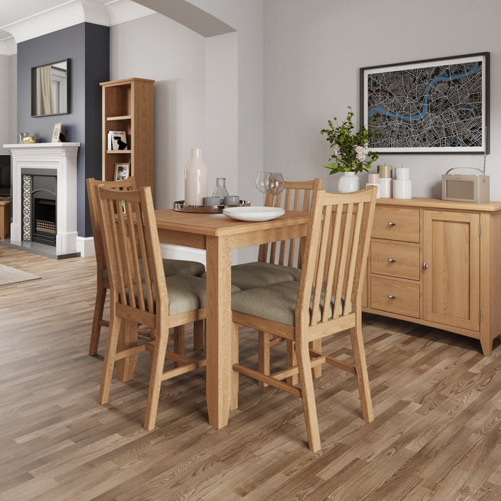 Ockley Oak Fixed Top Table - Duck Barn Interiors