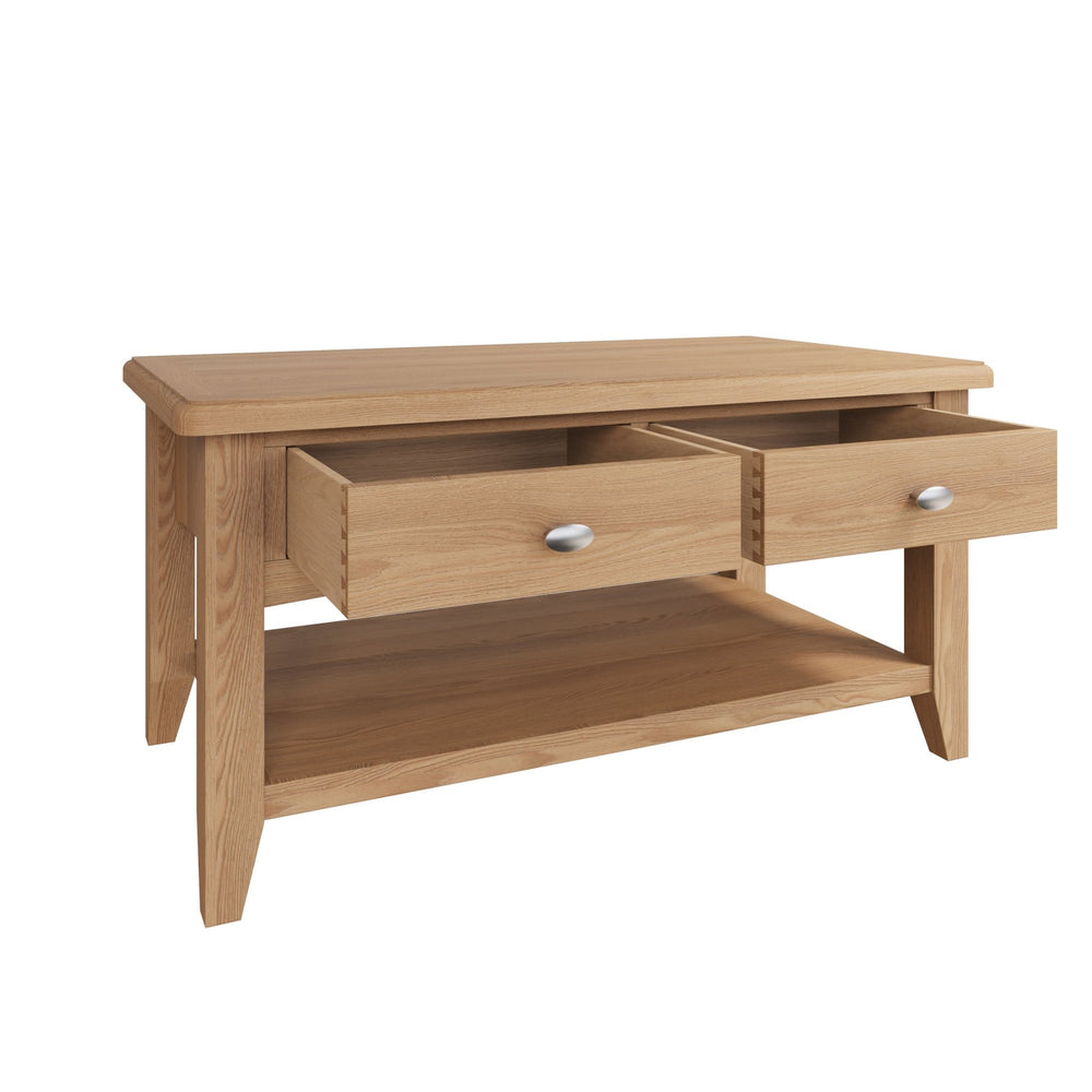 Ockley Oak Large Coffee Table - Duck Barn Interiors