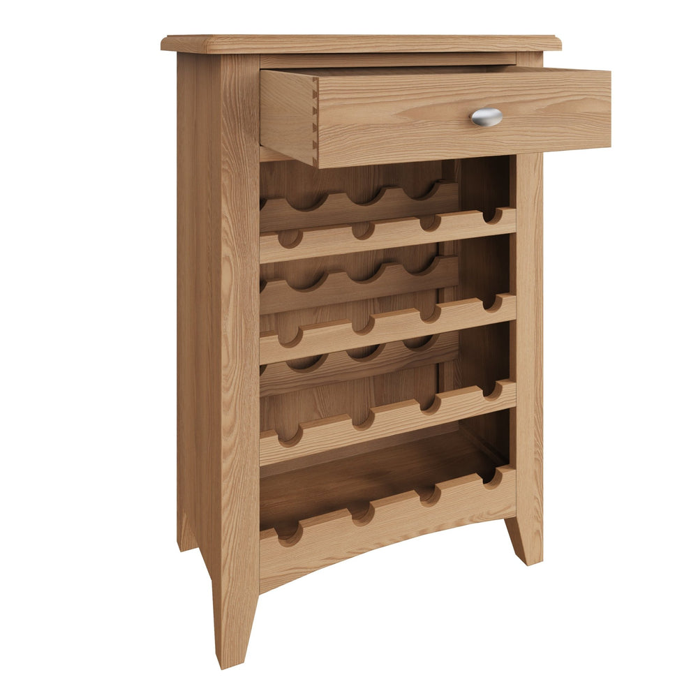 Ockley Oak Wine Cabinet - Duck Barn Interiors