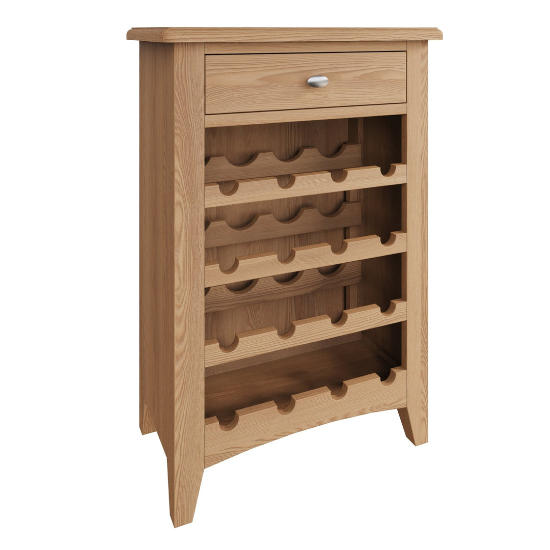 Ockley Oak Wine Cabinet - Duck Barn Interiors