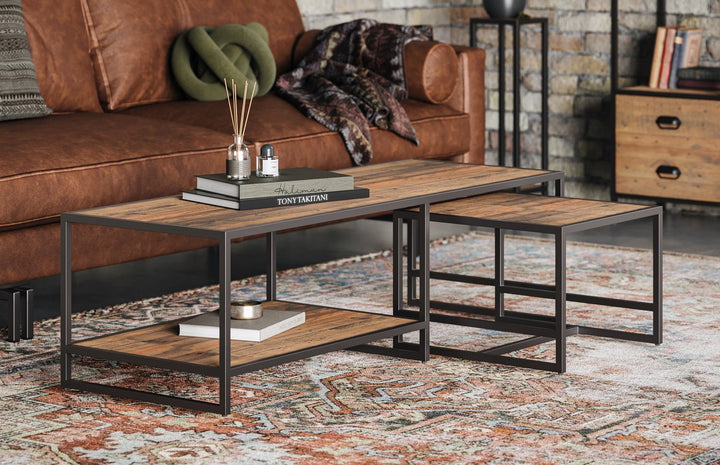 Ooki Coffee Table With Removeable Side Table - Duck Barn Interiors