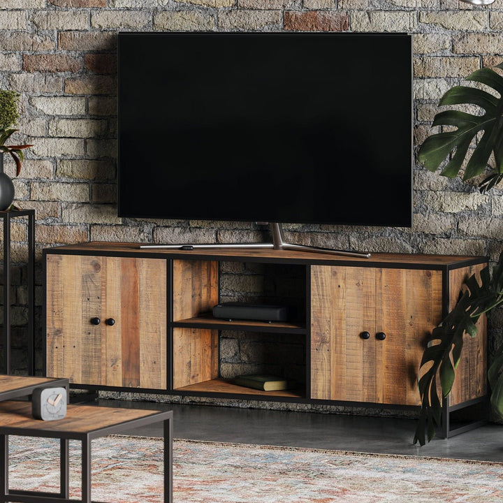 Ooki Extra Large Widescreen Television cabinet1 - Duck Barn Interiors