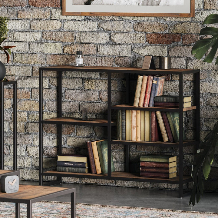 Ooki Low Open Bookcase1 - Duck Barn Interiors