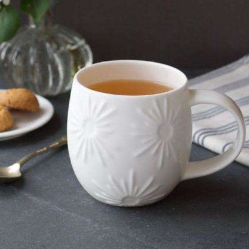 Plum Star White Bone China Mug - Duck Barn Interiors