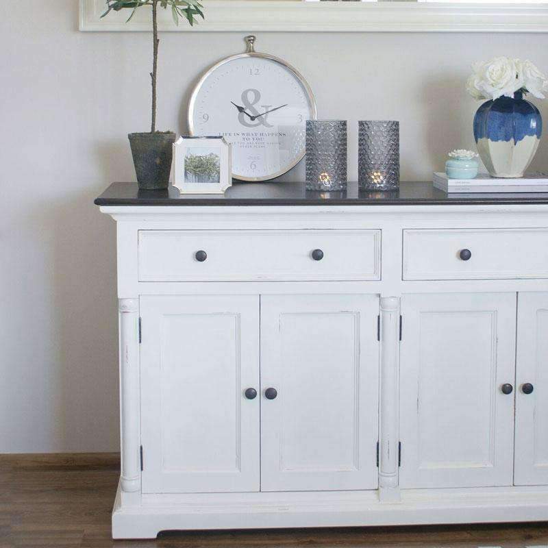 Provence Accent White Painted Large Buffet Sideboard5 - Duck Barn Interiors