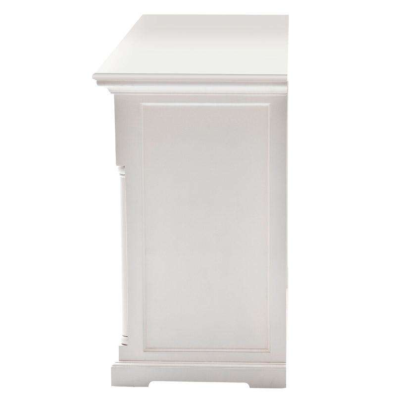 Provence White Painted Classic Sideboard - 2 Double Cupboards4 - Duck Barn Interiors