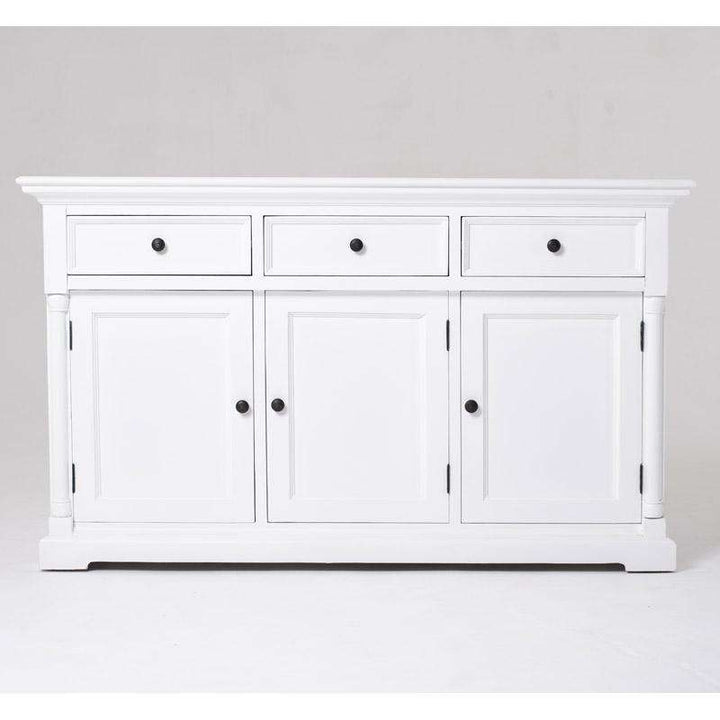 Provence White Painted Classic Sideboard - 3 Cupboards1 - Duck Barn Interiors