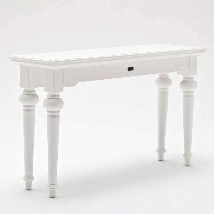 Provence White Painted Console Table6 - Duck Barn Interiors