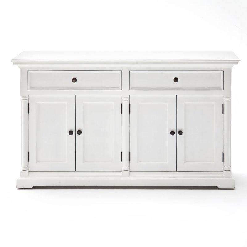 Provence White Painted Double Hutch Display Unit - Duck Barn Interiors