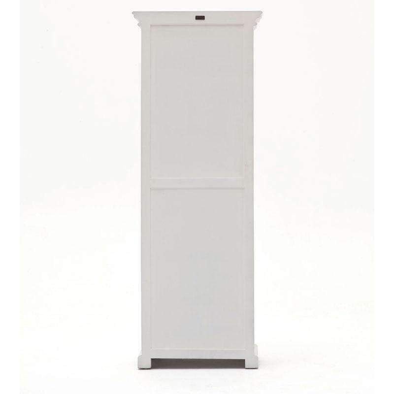 Provence White Painted Glass Cabinet With Low Drawer6 - Duck Barn Interiors