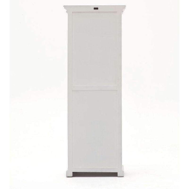 Provence White Painted Glass Cabinet With Low Drawer6 - Duck Barn Interiors