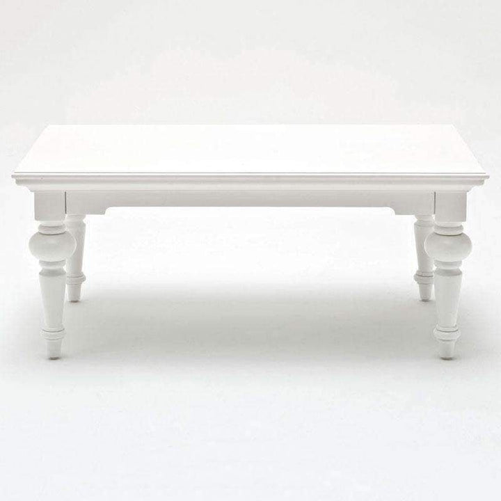 Provence White Painted Rectangular Coffee Table6 - Duck Barn Interiors