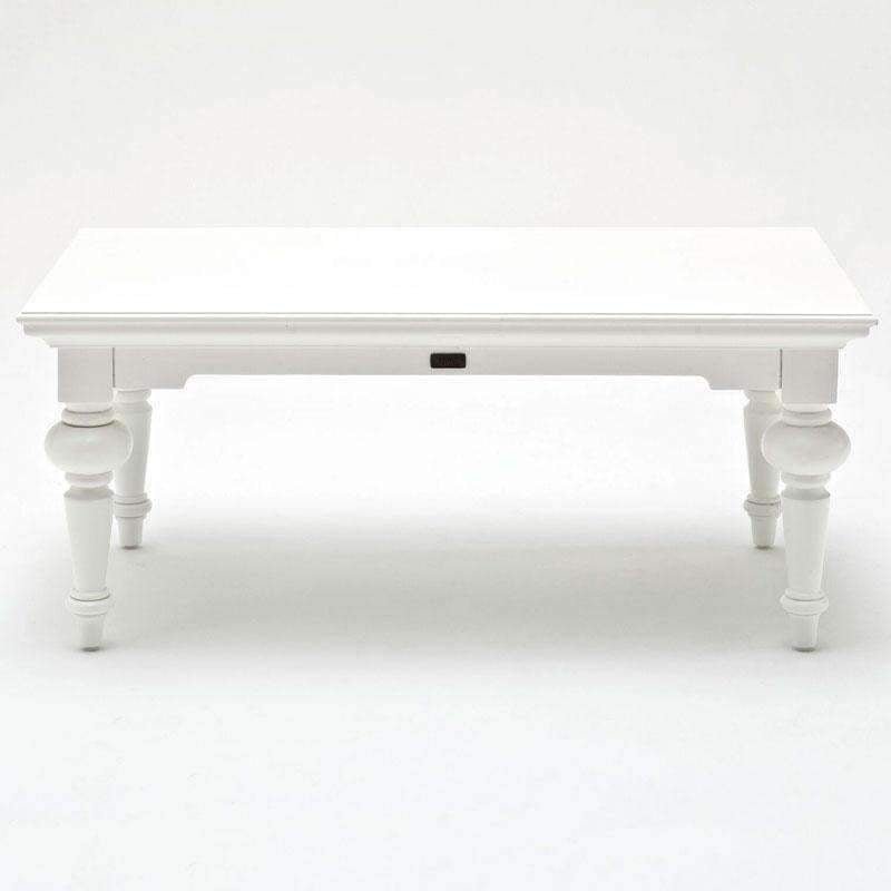 Provence White Painted Rectangular Coffee Table2 - Duck Barn Interiors