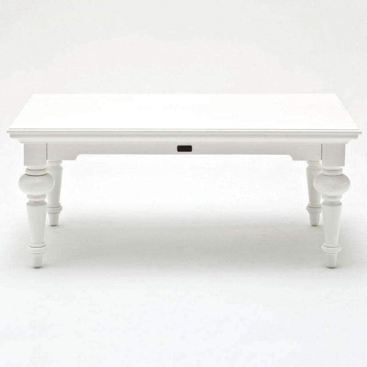 Provence White Painted Rectangular Coffee Table2 - Duck Barn Interiors